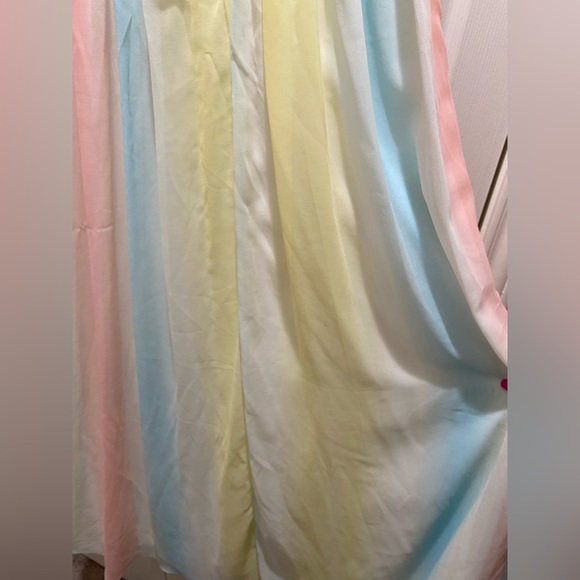 Long maxi spring colors dress. Maternity perfect or Gender reveal. - Picture 9 of 9